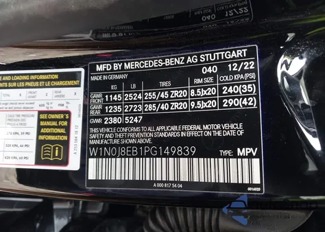 2023 Mercedes-Benz Glc 300 4Matic Coupe z USA, uszkodzony, nr VIN W1N0J8EB1PG149839